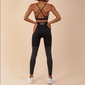 Gymshark two tone seamless leggings